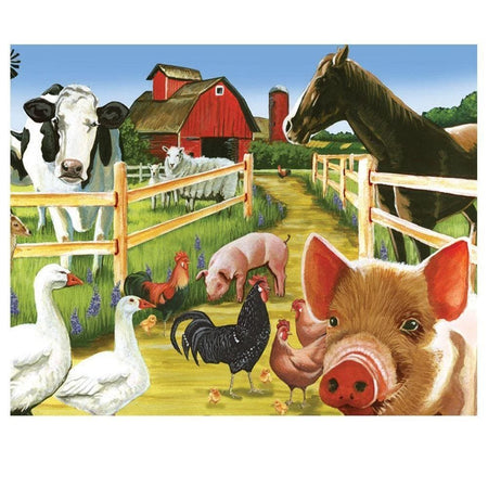 Bienvenue à la ferme | Kit de broderie de diamant - Animaux Autres animaux Produit