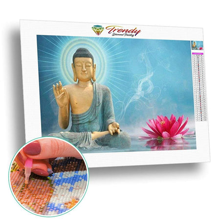 Bouddha Auréole | Broderie diamant - Bouddhisme Bouddhisme et Hindouisme Produit Religion Zen