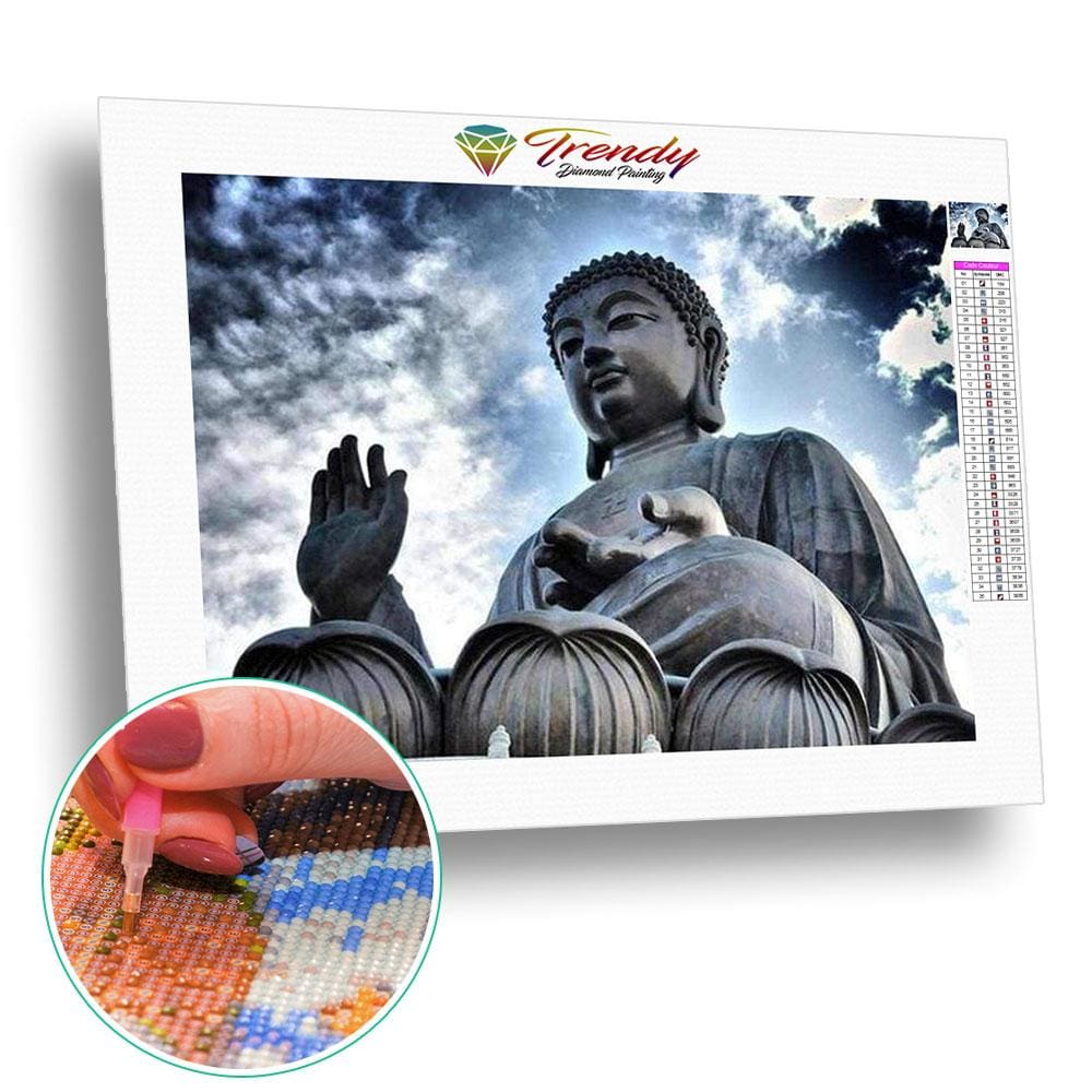 Bouddha Tian Tan - modèle M001 | Broderie de diamant - Bouddhisme Bouddhisme et Hindouisme Produit Religion Zen