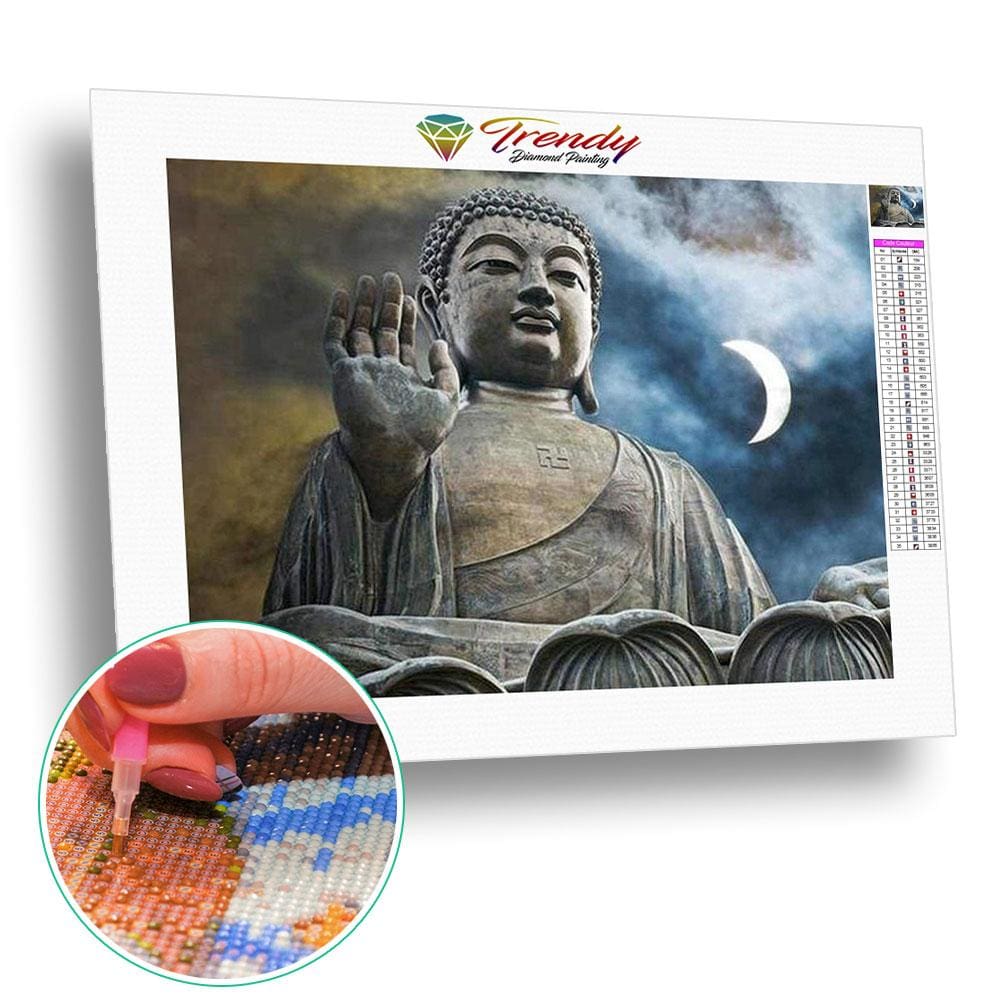 Bouddha Tian Tan - modèle M004 | Tableau de diamant - Bouddhisme Bouddhisme et Hindouisme Produit Religion Zen