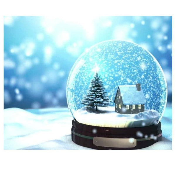 Château Musical Blanc – Boule à Neige – Ma Déco de Noël