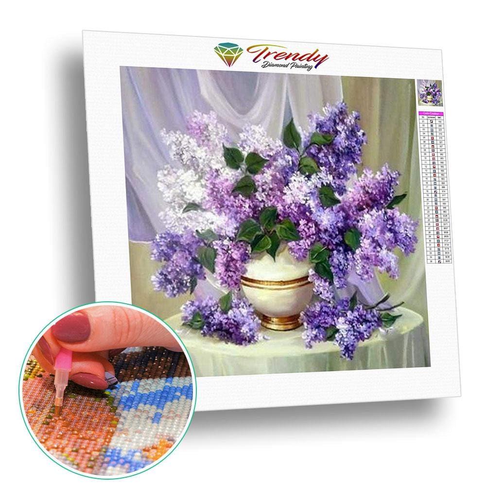 Bouquet de lilas - modèle M001 | Tableau diamant - Fleur Fleur et plante Produit