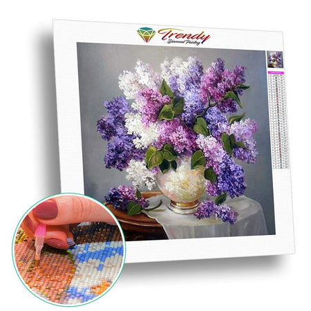 Bouquet de lilas - modèle M002 | Peinture diamant - Fleur Fleur et plante Produit