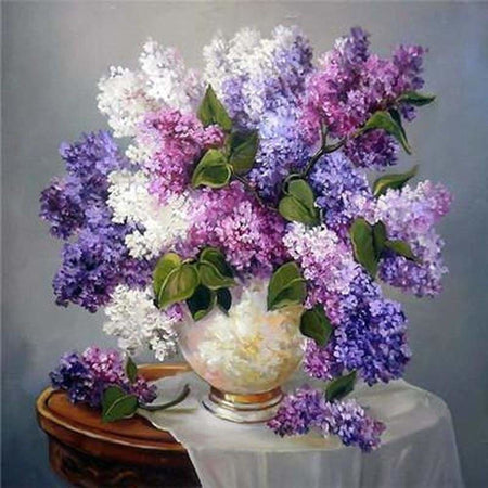 Bouquet de lilas - modèle M002 | Peinture diamant - Fleur Fleur et plante Produit