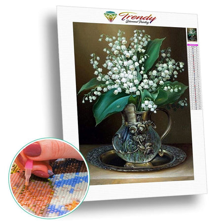 Bouquet de muguets | Diamond painting kit - Fleur Fleur et plante Produit