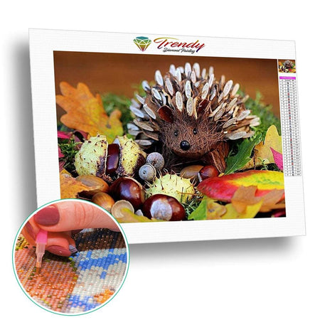 Châtaigne hérissonne | Kit de broderie de diamant - Animaux Autres animaux Produit