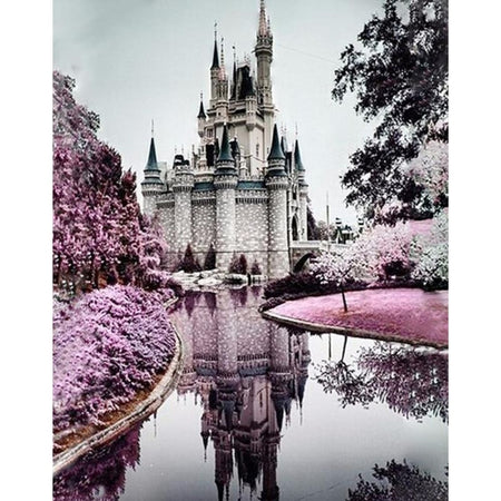 Château de Princesse | Broderie diamant kit - Dessin Paysage Produit