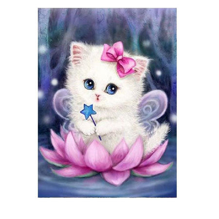 Chatoune princesse | Diamond painting kit - Animaux Chat Produit