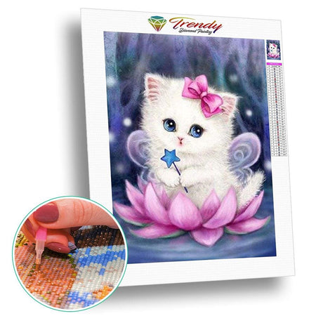 Chatoune princesse | Diamond painting kit - Animaux Chat Produit