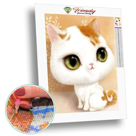 Christy et ses amis - modèle M002 | Kit broderie diamant - Animaux Chat Produit