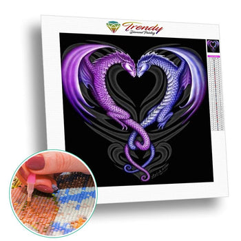 Coeur de dragon | Tableau diamant - Animaux Autres animaux Produit