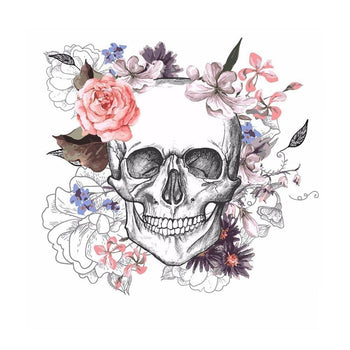 Crane aux couleurs pastels | Broderie de diamant - Dessin Dessin crayon Gothic Produit