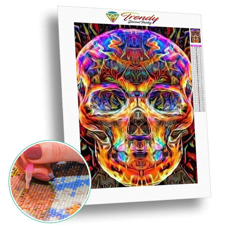 Crane colorfull | Diamond painting complet - Gothic Produit