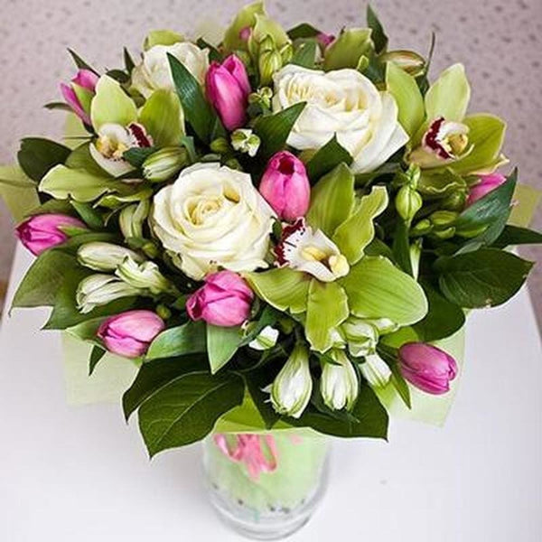 Création florale très colorée - modèle M007 | Broderie diamant kit - Fleur Fleur et plante Produit