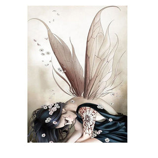 Dark angel butterfly | Peinture diamant - Papillon Portrait Produit