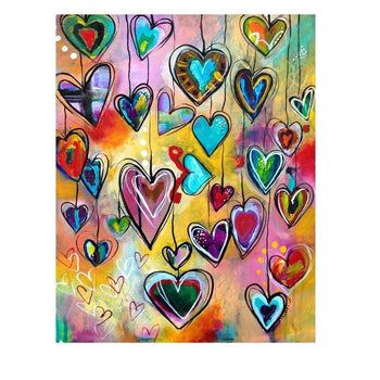 Dessin de coeurs | Kit broderie - Dessin Dessin crayon Produit