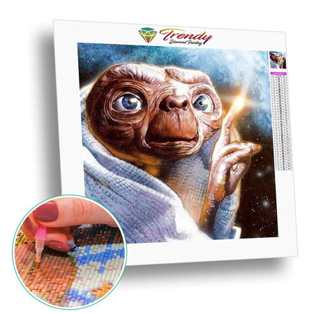 E.T téléphone maison | Toile de diamant - Dessin Dessin animé Produit
