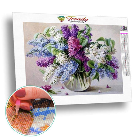 Exposition de lavandes - modèle M004 | Tableau diamant - Fleur Fleur et plante Produit