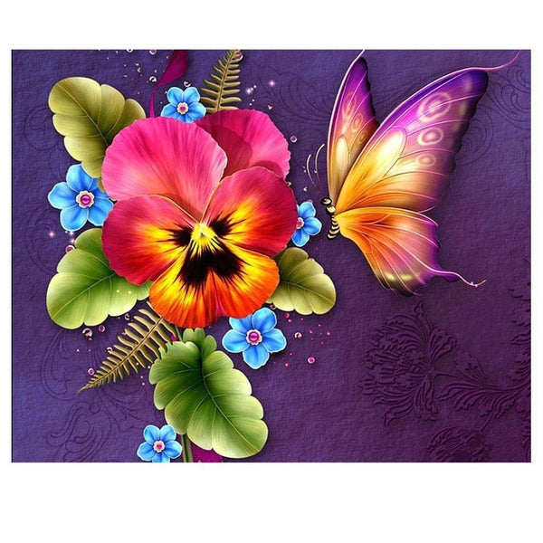 Décoration De Rétroviseur De Voiture Papillon 1pc, Fleurs Design