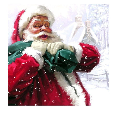 Hey Santa Claus !!! | Caneva diamant - Noël Portrait Produit