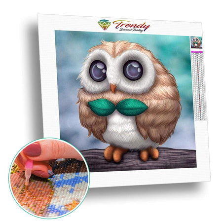 Ho quil est mignon ce petit hibou | Broderie de diamant - Dessin Dessin crayon Produit