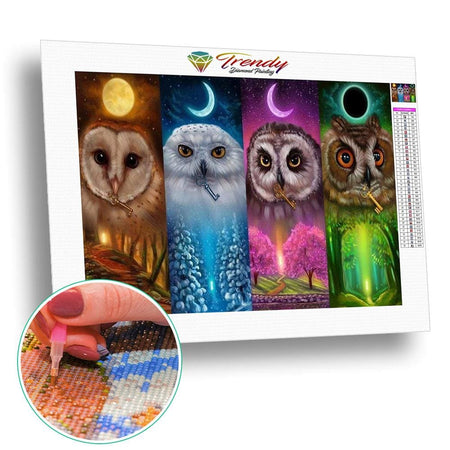 La clé des 4 saisons | Broderie de diamant - Animaux Oiseau Produit