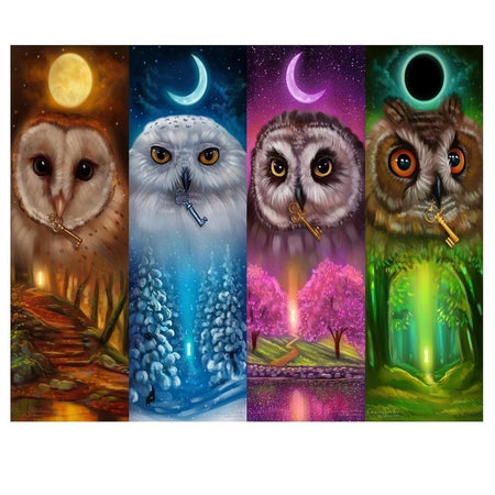 La clé des 4 saisons | Broderie de diamant - Animaux Oiseau Produit