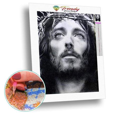 La couronne dépines du Christ | Diamond painting complet - Christianisme Portrait Produit Religion