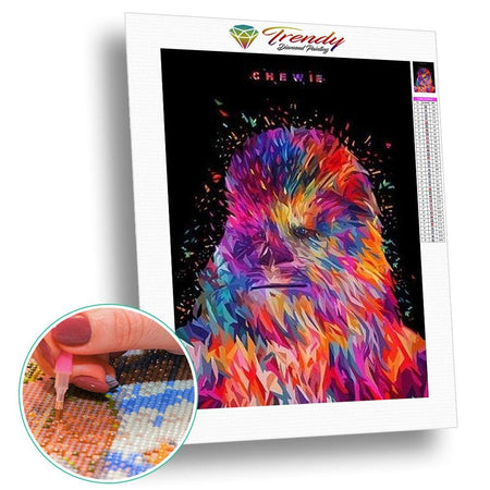 La guerre des étoiles portraits - modèle M002 | Diamond painting grand format - Portrait Produit