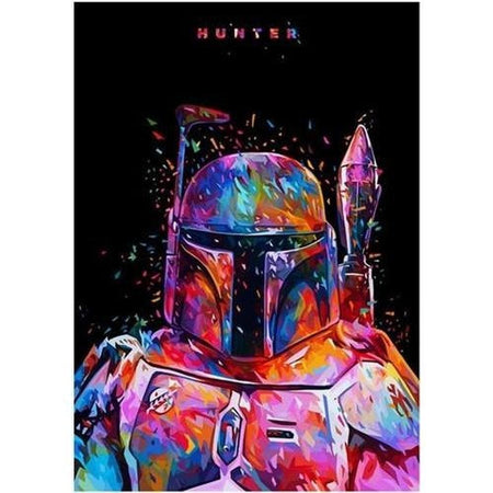 La guerre des étoiles portraits - modèle M004 | Kit broderie diamant - Portrait Produit