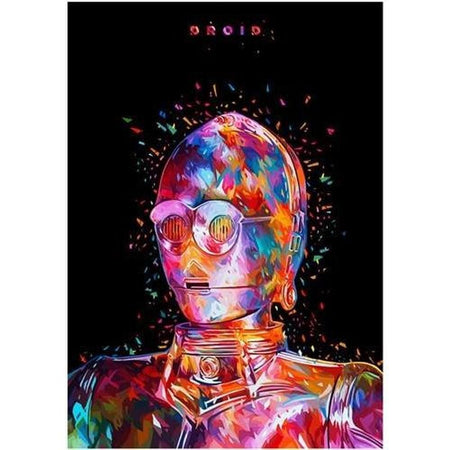 La guerre des étoiles portraits - modèle M005 | Broderie diamant kit complet - Portrait Produit