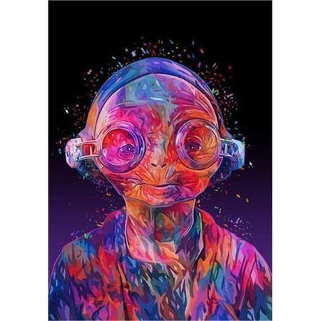 La guerre des étoiles portraits - modèle M006 | Broderie diamant complet - Portrait Produit