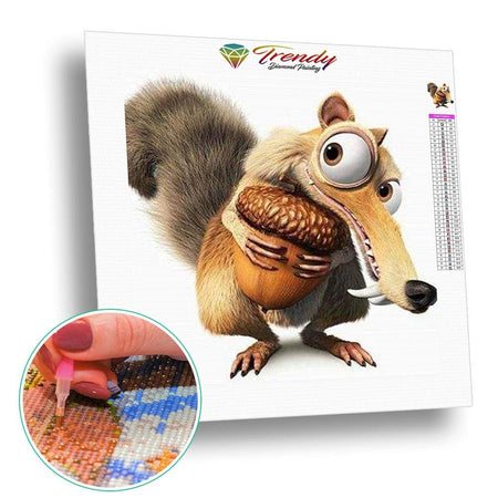 Lage de glace Scrat - modèle M004 | Toile de diamant - Dessin Dessin animé Produit