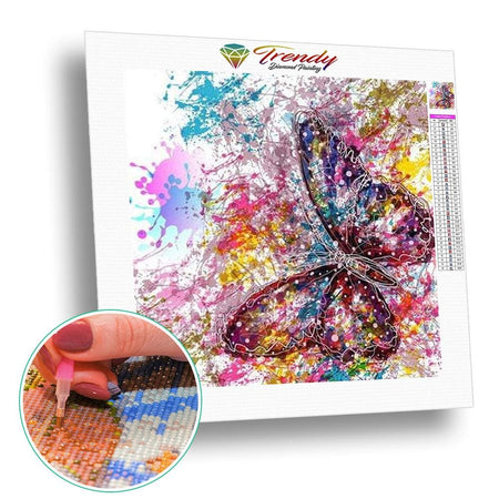 Lart du papillon - modèle M001 | Broderie de diamant - Animaux Papillon Produit