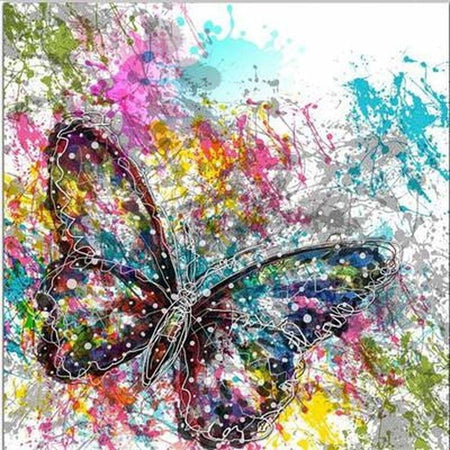 Lart du papillon - modèle M002 | Diamond painting complet - Animaux Papillon Produit