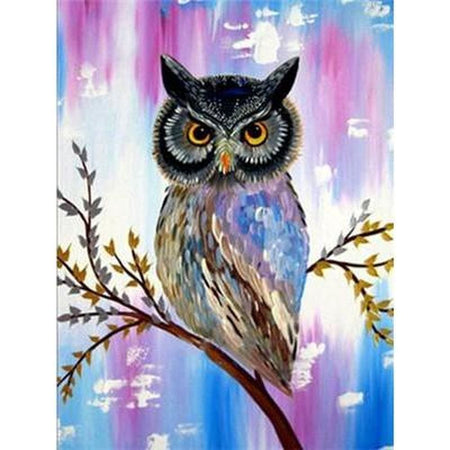 Le mystère du hibou - modèle M001 | Kit de broderie de diamant - Animaux Oiseau Produit