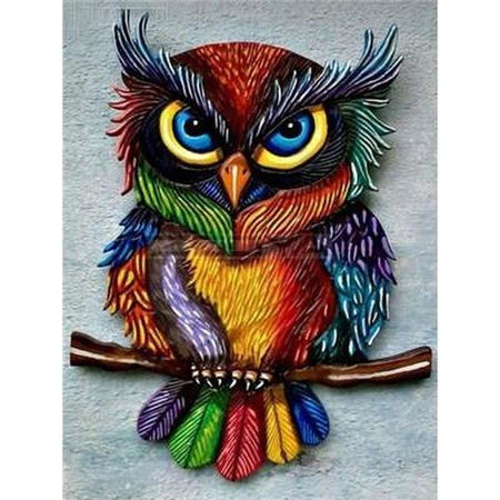 Le mystère du hibou - modèle M006 | Diamond painting kit - Animaux Oiseau Produit