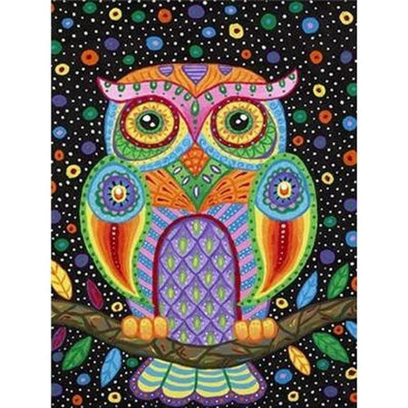 Le mystère du hibou - modèle M007 | Broderie diamant - Animaux Oiseau Produit