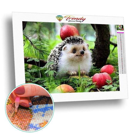 Les mignons petit hérissons - modèle M003 | Broderie de diamant - Animaux Autres animaux Produit