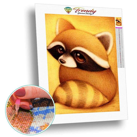 Les petits tristounés - modèle M002 | Kit de broderie de diamant - Animaux Autres animaux Chat Chien Dessin