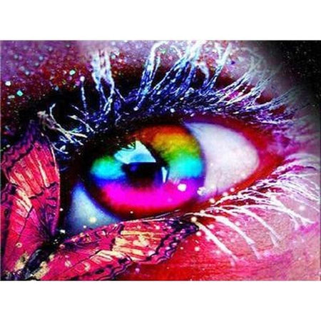 Lil dans tout ses états - modèle M002 | Broderie point de diamant - Portrait Produit