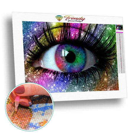 Lil dans tout ses états - modèle M004 | Diamond painting kit - Portrait Produit