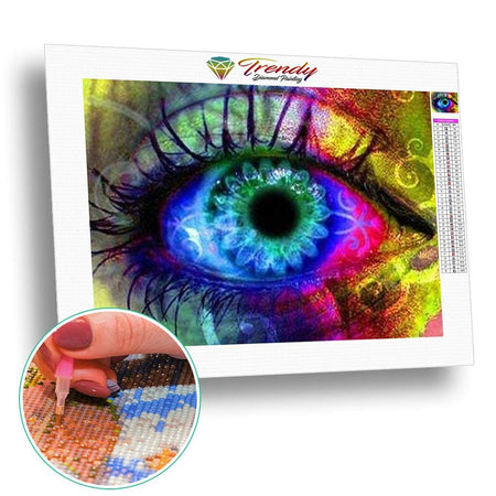 Lil dans tout ses états - modèle M006 | Caneva diamant - Portrait Produit