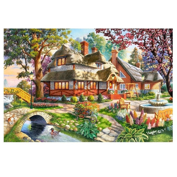 Maison de maitre | Caneva diamant - Au village Paysage Produit Été