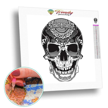 Maquillage Halloween mexicain - modèle M005 | Kit de broderie de diamant - Gothic Portrait Produit