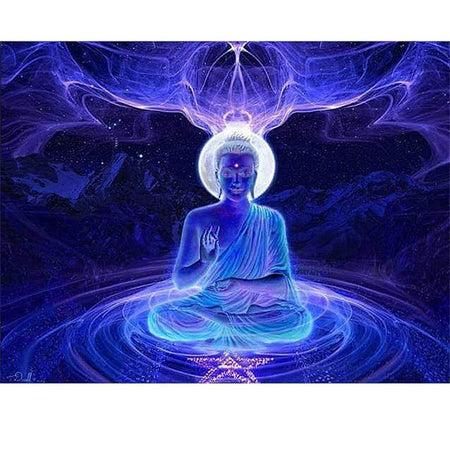 Méditation spirituel | Broderie diamant kit complet - Bouddhisme Produit Religion Zen