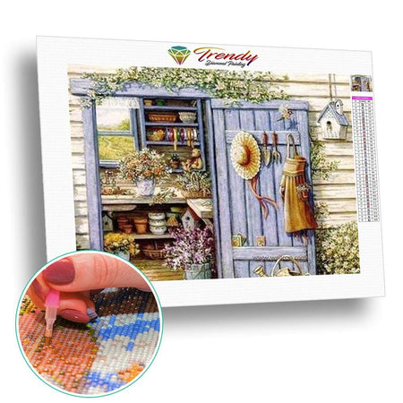 Multi paysages dantan - modèle M007 | Diamond painting grand format - Au village Paysage Printemps Produit Été