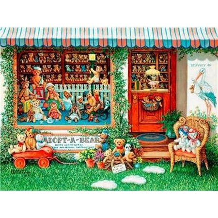 Multi paysages dantan - modèle M009 | Kit broderie diamant - Au village Paysage Printemps Produit Été