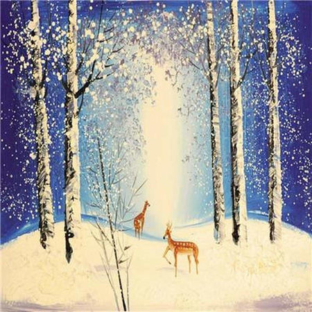 Nature 4 saisons - modèle M003 | Diamond painting kit - Automne Hiver Paysage Printemps Produit