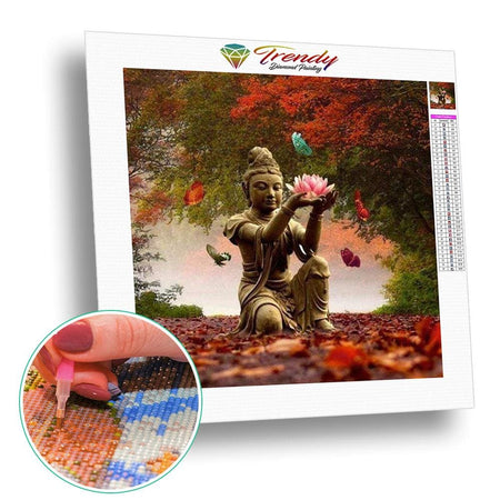 Offrande de Bouddha - modèle M001 | Diamond painting kit - Bouddhisme Bouddhisme et Hindouisme Produit Religion Zen